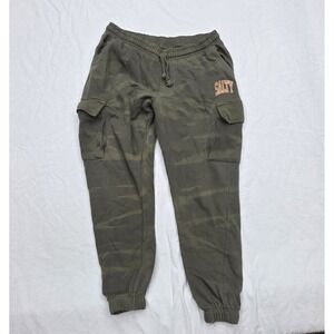 Sugar Flower Dark Green Cargo Sweatpants Size Large